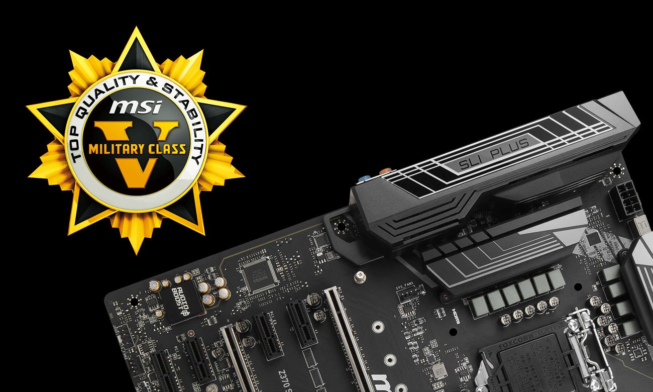 MSI Z370 SLI PLUS + Intel Core i7-8700K - Sklep komputerowy